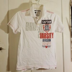 Boy's Short Sleeve Polo Shirt Size Medium(10)
